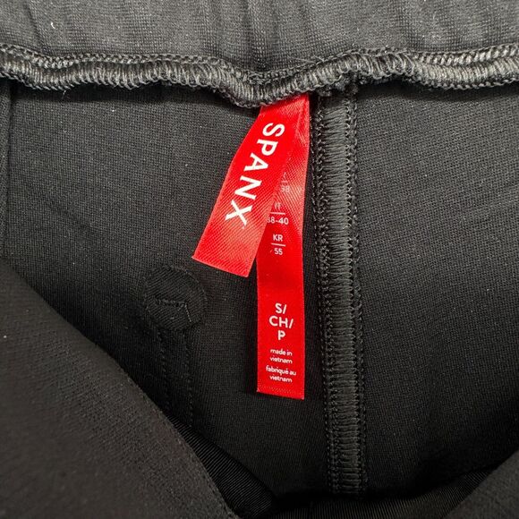 SPANX Pants S The Perfect Jogger Ponte Ankle Tapered High Waist Pull On Black - Picture 9 of 16